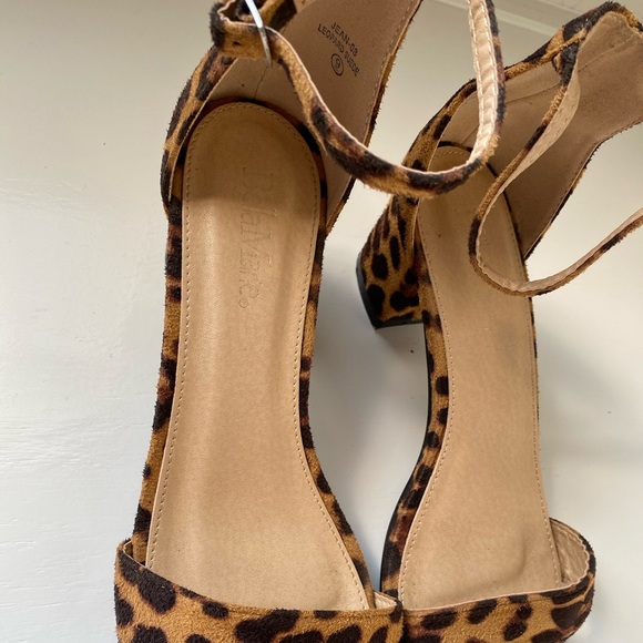 Leopard Suede Heels - Picture 3 of 5